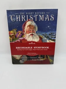 Hallmark Recordable Storybook THE NIGHT BEFORE CHRISTMAS Hardcover - Bild 1 von 13