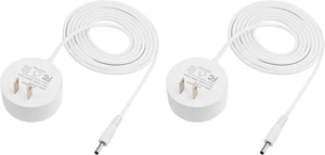 2-Pack 6-FOOT Power Adapter Compatible With Google Nest Mini Nest Hub Nest - Picture 1 of 3