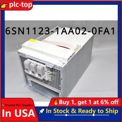 New Siemens 6SN1123-1AA02-0FA1 6SN1 123-1AA02-0FA1 SIMODRIVE 611 POWER MODULE - Image 1 of 4