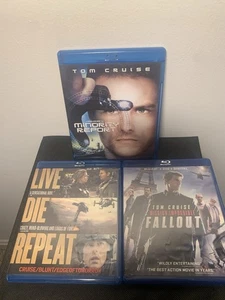 Movie Package -Minority Report -MI Fallout - Edge Of Tomorrow (Read Description) - Picture 1 of 4