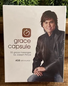 Neu! Joseph Prince Grace Capsule 55 Messages 4GB MP3 Player 70 Stunden VERSIEGELT 220 $ - Bild 1 von 7