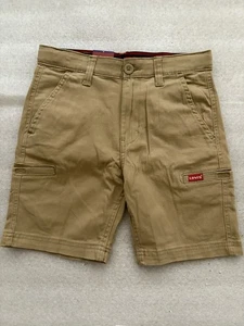 LEVIS BOY'S YOUTH CARGO SHORTS, GOLD SIZE 10 REG. ADJUSTABLE WAIST. BRAND NEW . - Picture 1 of 5