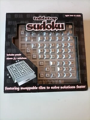 Tabletop Sudoku includes Puzzle Sheets & Solutions - Image 1 of 2