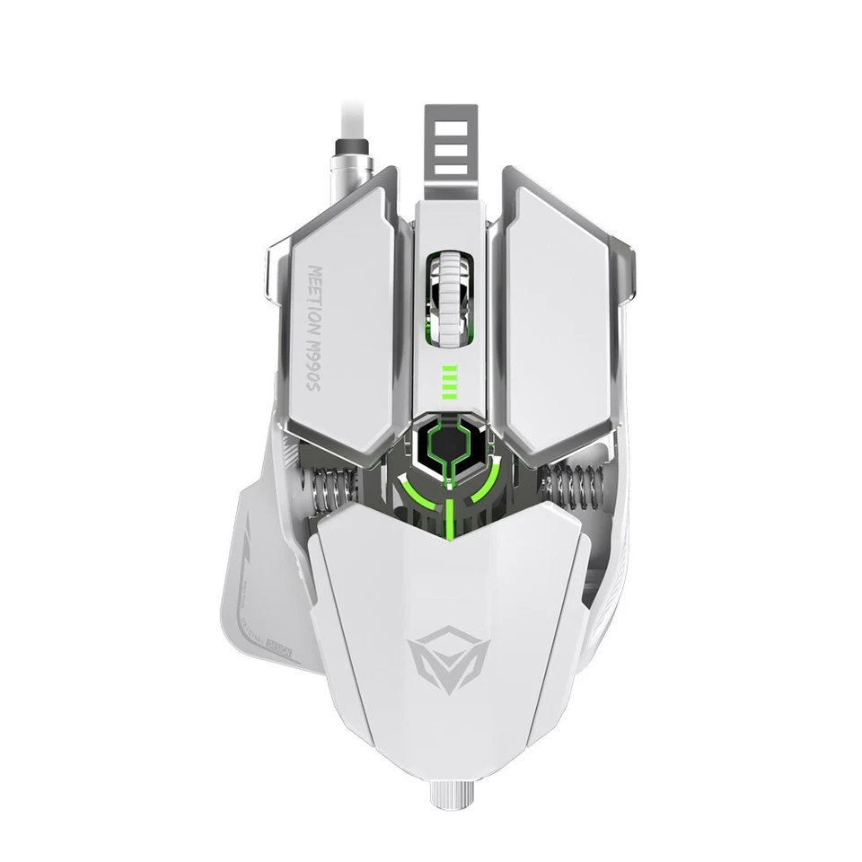 Gurren Buggie Mouse MeeTion M990S RGB - White - Image 1 of 4