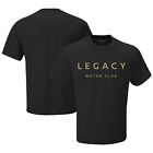 Men's Checkered Flag Black Legacy Motor Club Team T-Shirt