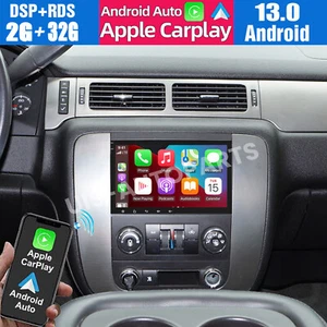 For Chevrolet Tahoe 2007-2014 Android 13 Apple CarPlay Car Radio Stereo GPS Navi - Picture 1 of 24
