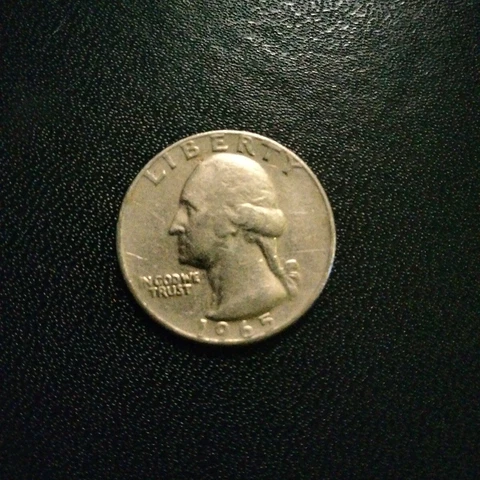 1965 Washington Quarter No Mint Mark With Errors Cover