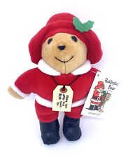 Paddington Bear in Christmas Outfit 7 Inch Plush Stuffed Animal w/ Inner Rattle