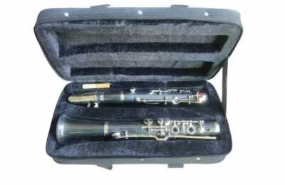 Clarinete Bb 17 llaves cuerpo baquelita con estuche accesorios clarinete con caja Foto 1 de 4