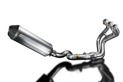 Yamaha FJ-09 Tracer 900 Delkevic 3-1 Exhaust 13.5" Titanium Oval Muffler 15-20 - Image 1 of 4