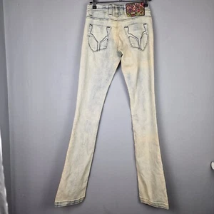 Miss Sixty Y2K Deadstock Jeans Stonewashed New With Tags W25 L34 - Picture 1 of 6