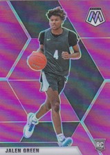 2021-22 Panini Chronicles Draft Picks Pink #254 Jalen Green/Mosaic