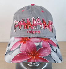 ROBIN RUTH PANAMA ORIGINAL FLORAL WOMENS ADJUSTABLE STRAPBACK BASEBALL HAT/CAP