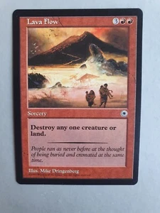 Lava Flow , MTG Portal (1997) Uncommon Red Sorcery NM - Picture 1 of 2