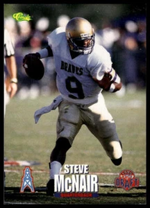 1995 Classic NFL Rookies #69 Steve McNair Houston Oilers - Picture 1 of 2