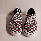 Vans Black And White Checkerboard Cherry Womens Size 7 . Worn Once .