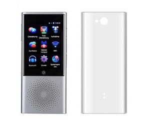 W1 AI Translator multifunktionaler Übersetzer + Schutzhülle - Set1 grau