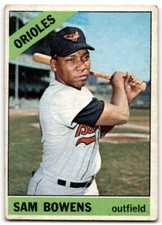 1966 Topps Sam Bowens Baltimore Orioles #412