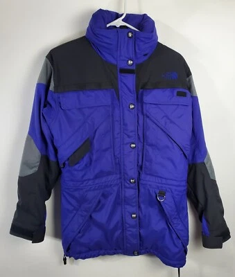 The North Face Jacket Womens 8 Vintage 90s Purple Black Extreme Gear Ski  Tech  - Image 1 of 4