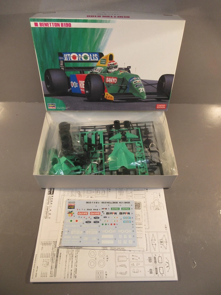 Hasegawa 20340 F1 Benetton B190B Model Kit - Image 1 of 1