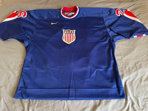 Nike Team USA American Hockey Authentic Phil Kessel jersey 52 rare 1932 style Cover