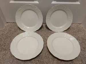 Set Of 4 Rosenthal Sanssouci Gold Trim Dinner Plates 9 3/4" - Picture 1 of 8