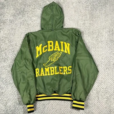 Chaqueta De Colección Años 80 90 Holloway McBain Ramblers Michigan Forrada Universitaria Talla L Foto 1 de 4