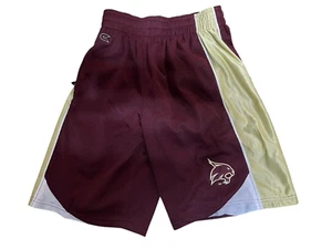 Vintage Texas State University Bobcats weinrot gold Shorts kleines Kolosseum Größe S - Bild 1 von 5