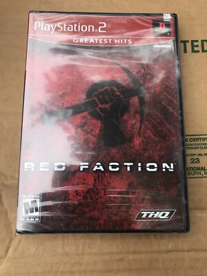 Red Faction (PS2) Brand New SEALED 1st Print w/ Hang Tab *Minor issues* - Image 1 of 3