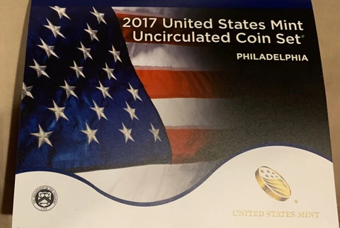 2017 United States Mint Uncirculated Coin Set Philadelphia Cover