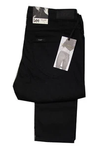 LADIES LEE SCARLETT LOW WAIST SKINNY / SLIM FIT STRETCH JEAN - BLACK DENIM - Picture 1 of 1