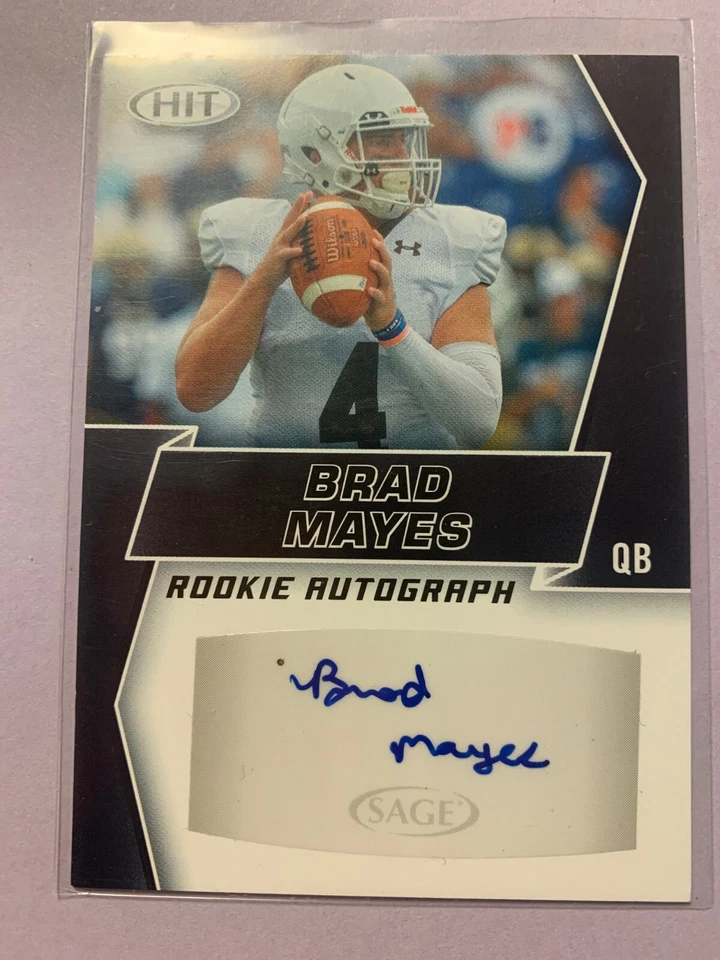 A7273 - 2019 SAGE HIT Autographs Black #A8 Brad Mayes - Image 1 of 1