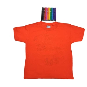 Farm Color-In T-Shirt - Picture 1 of 2