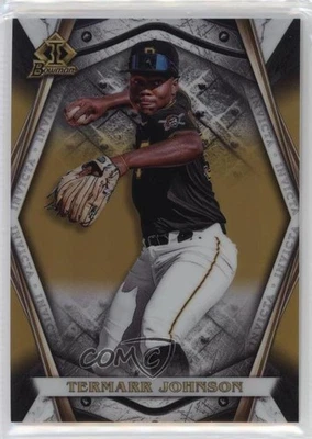 2022 Bowman Draft Bowman Invicta Gold Refractor /50 Termarr Johnson #BI-4 - Image 1 of 2