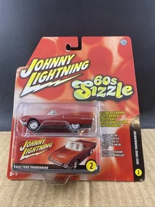 Johnny Lightning 60s Sizzle 1962 Ford Thunderbird #2 1:64, COMB SHIP $1 - Picture 1 of 5