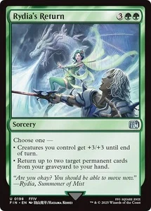 RYDIA'S RETURN x4 mtg NM-M Final Fantasy 4 Unc - Picture 1 of 1