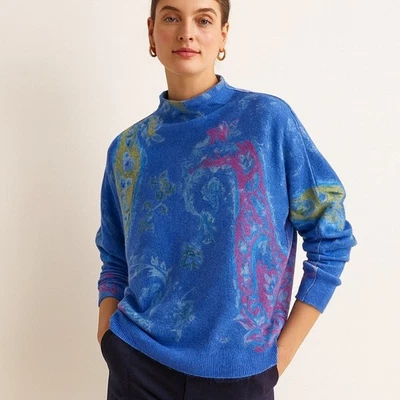 Suéter Anthropologie Pilcro The Alani Cashmere cuello falso Foto 1 de 4