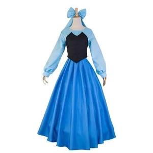Mermaid Cosplay Costume Womens Ariel Princess Dress Carnival Fancy Dresses Set - Picture 1 of 11