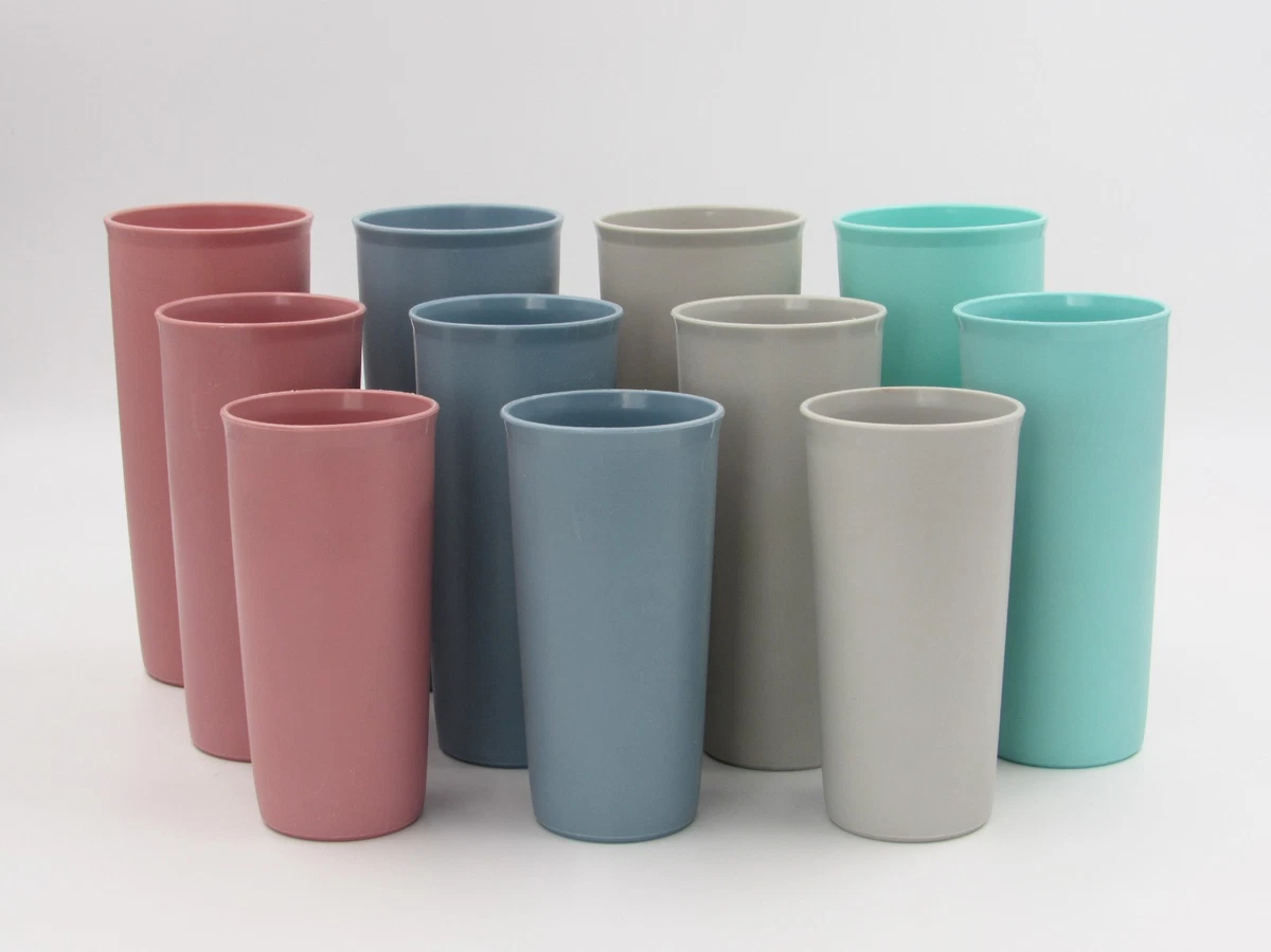 KX-WARE Vasos De Plástico De 32 Onzas, Vasos Grandes, Para Fiestas, Té Helado, Juego De 12 Unidades, Color Morado, Irrompibles, Aptos Para Lavavajillas, Sin BPA
