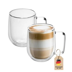 Doppelwandiges Thermo Glas Set 250 ml Teeglas Kaffeeglas Latte Macchiato - Bild 1 von 14