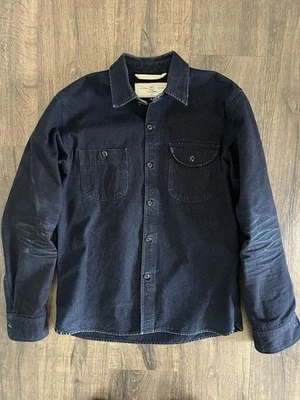 Rogue Territory Service Shirt - Large - Indigo Selvedge Canvas - Image 1 of 4