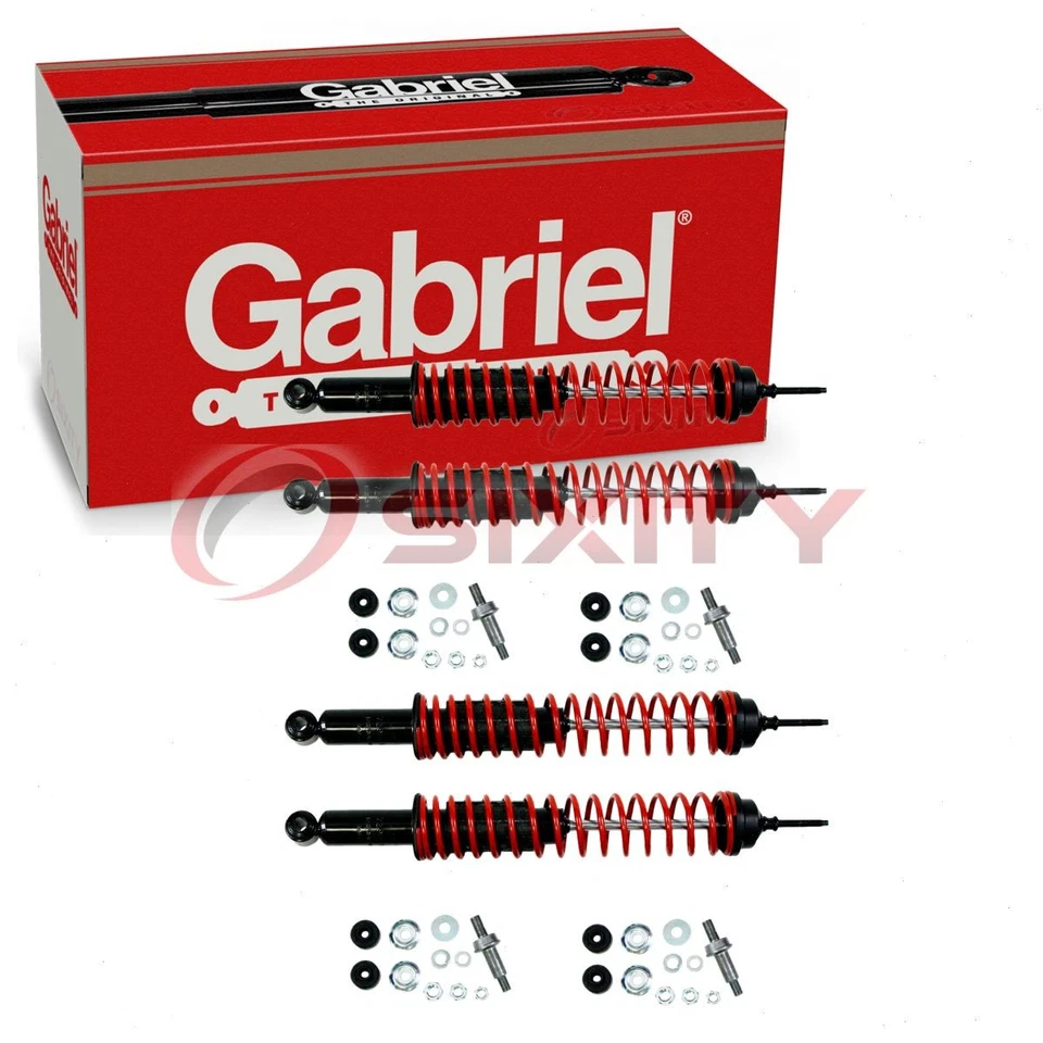 2 pc Gabriel Rear Shock Absorbers for 1964-1967 Fiat 1500 Spring Strut nt - Image 1 of 4