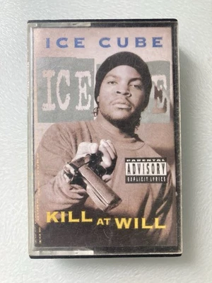 Ice Cube  Kill At Will 1990 Classic Hip Hop Rap Old School cassette tape  - Image 1 of 2