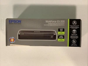Epson Workforce ES-200 Portable Duplex Document Scanner For PC Or Mac - Afbeelding 1 van 7