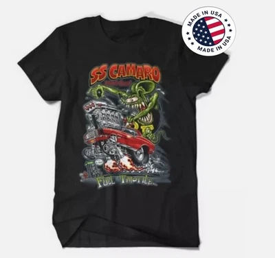 New Rat Fink Ss Camaro Unisex Tee Shirt Short Sleeve Men Women All Sizes HA7485 - Image 1 of 3