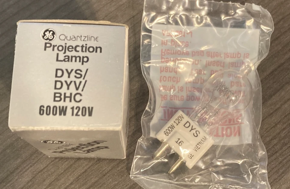 1 Case of 24 GE Projection Lamp Dys/dyv/bhc 600w 120v
