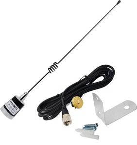 GMRS NMO Antenna, 462-467Mhz UHF 17.7inches Antenna with Mount Black - Picture 1 of 6