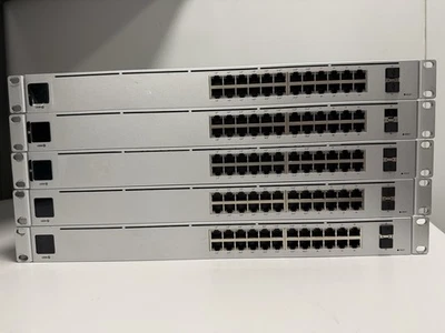 5x Ubiquiti UniFi USW-24-PoE Gen 2 – 24-Port Managed PoE+ Gigabit Switch SFP+ - Image 1 of 4