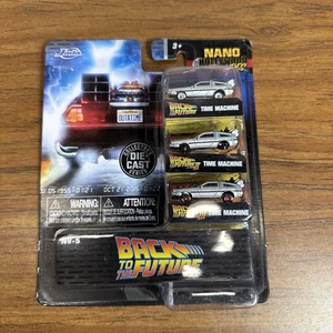 Jada Nano Hollywood Rides: 1,65" Back to the Future Time Machine Set - Bild 1 von 5