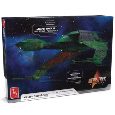 AMT Star Trek III The Search For Spock Klingon Bird of Prey 1/350 Model Kit New - Image 1 of 2